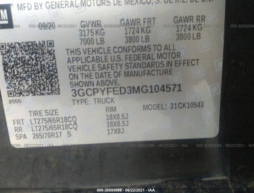3GCPYFED3MG104571