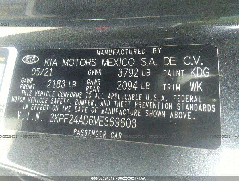 3KPF24AD6ME369603