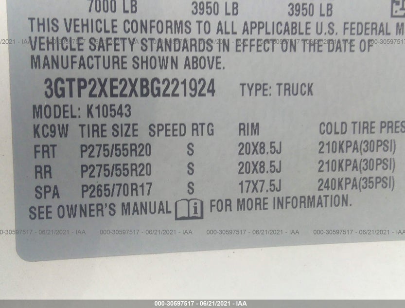 3GTP2XE2XBG221924