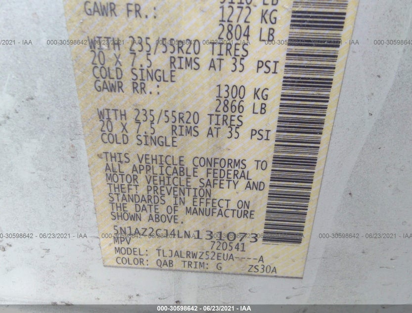 5N1AZ2CJ4LN131073