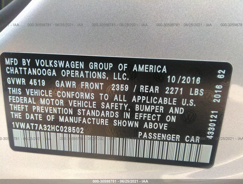1VWAT7A32HC028502