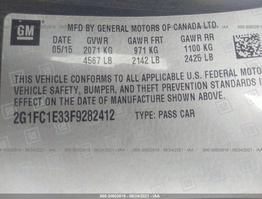 2G1FC1E33F9282412