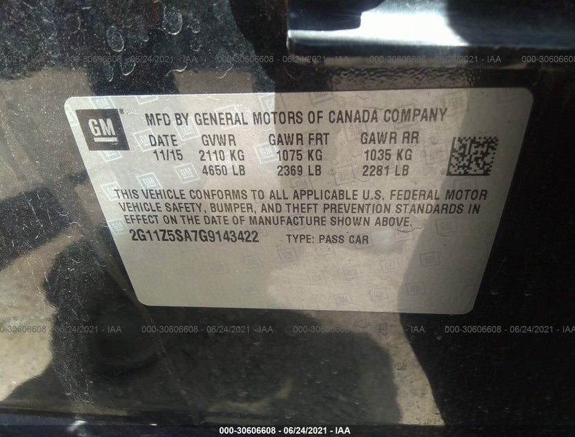 2G11Z5SA7G9143422
