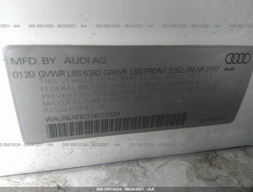 WAU8EAF82LN010329 фото 9
