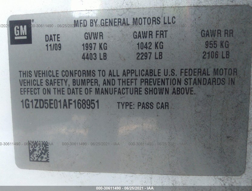 1G1ZD5E01AF168951