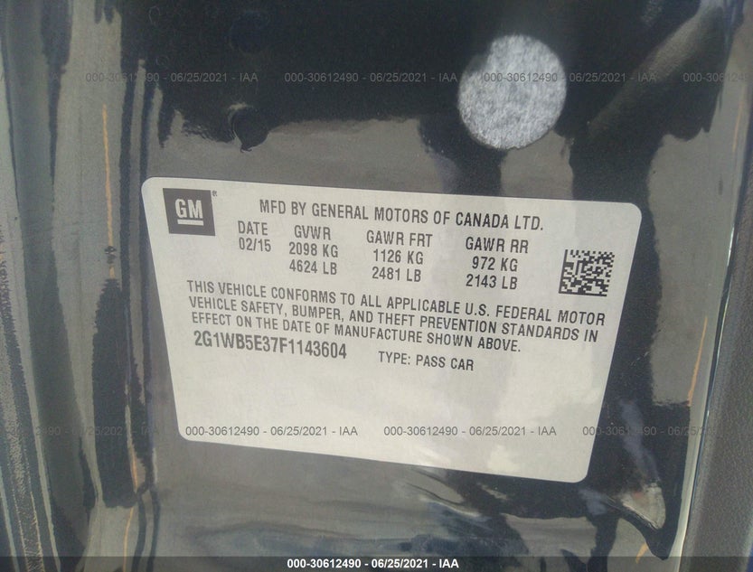 2G1WB5E37F1143604