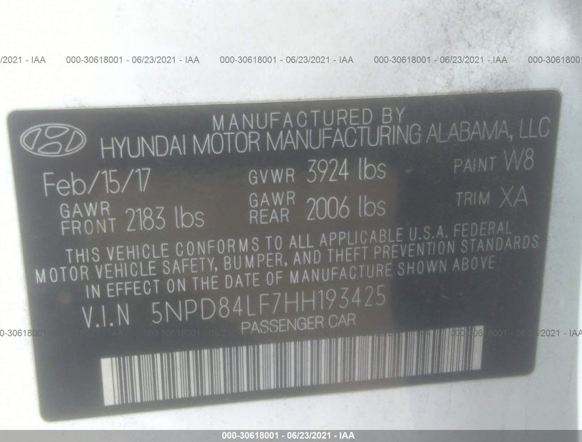 5NPD84LF7HH193425