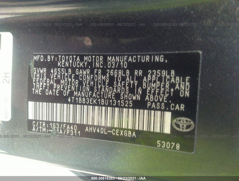 4T1BB3EK1BU131525