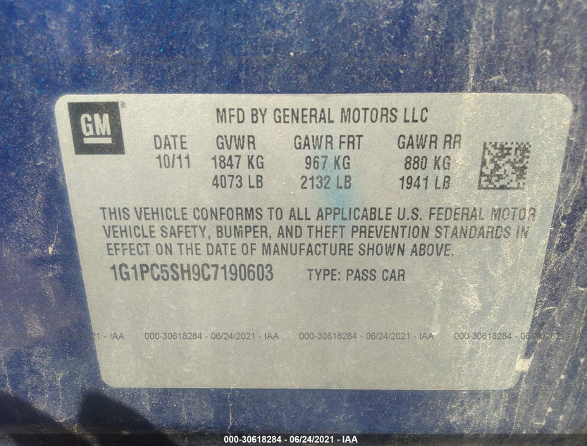 1G1PC5SH9C7190603
