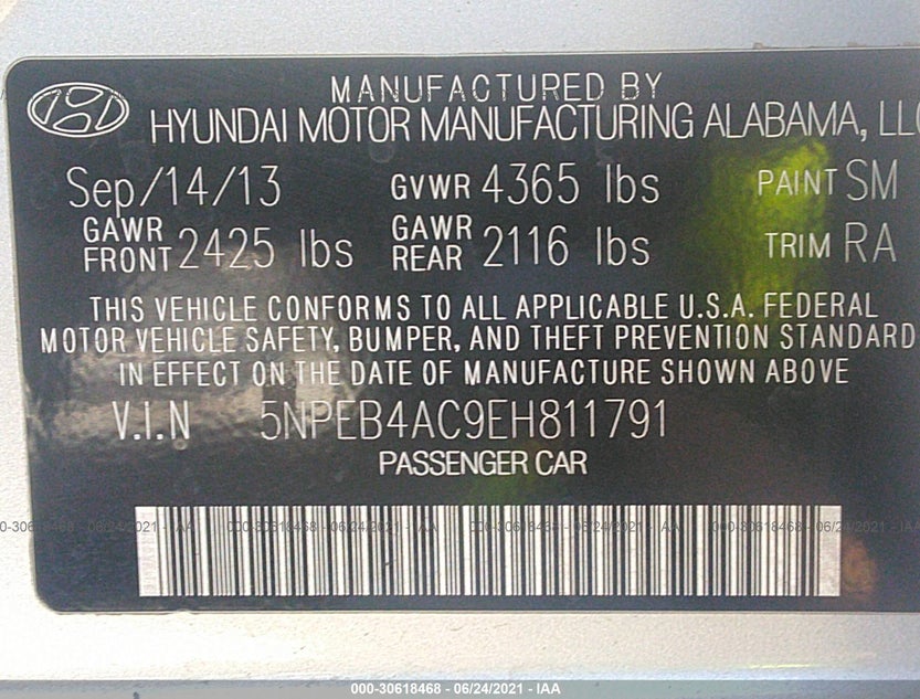 5NPEB4AC9EH811791