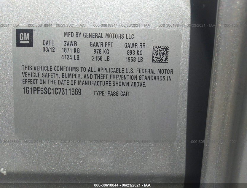 1G1PF5SC1C7311569