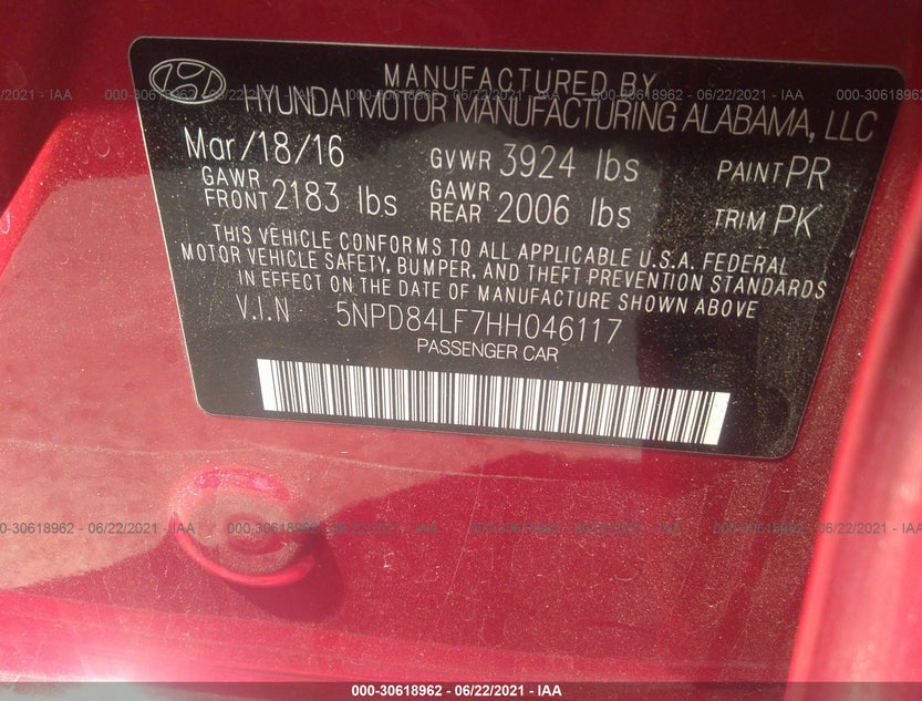 5NPD84LF7HH046117
