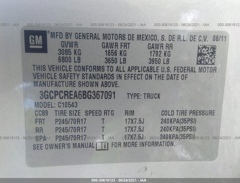 3GCPCREA6BG367091