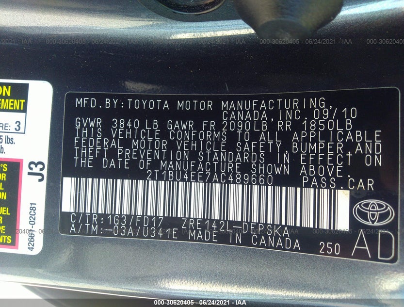 2T1BU4EE7AC489660