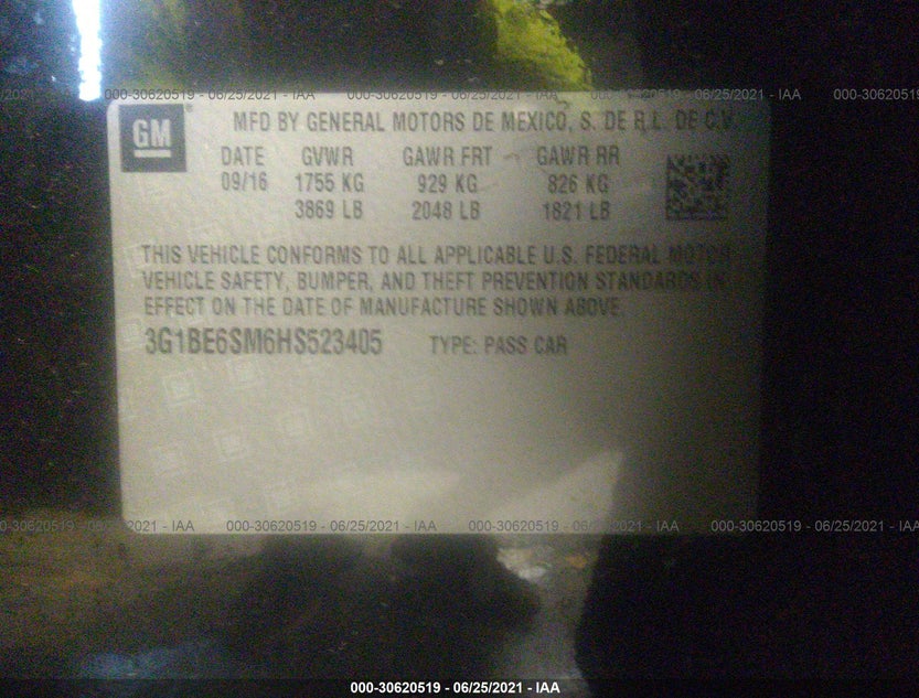 3G1BE6SM6HS523405