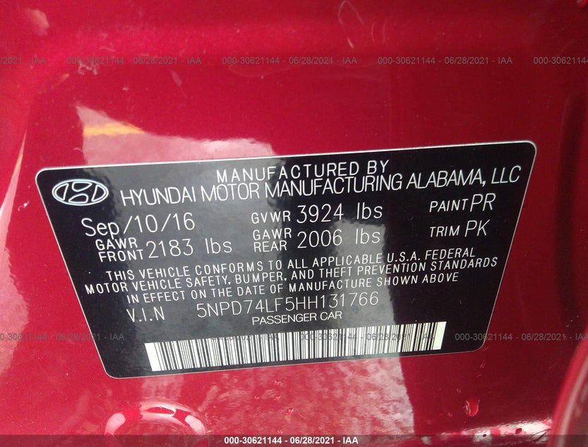 5NPD74LF5HH131766