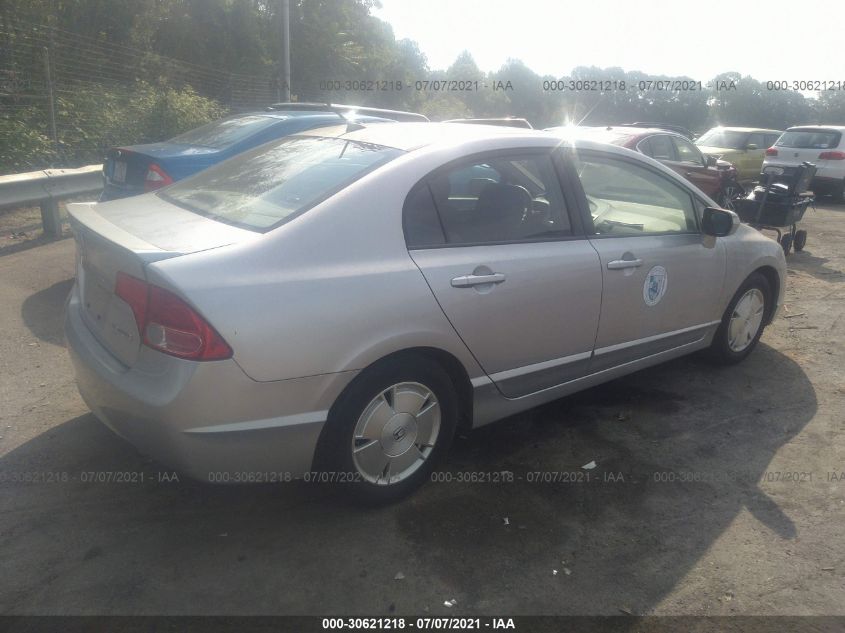 2006 Honda Civic Hybrid VIN: JHMFA36256S026395 Lot: 30621218