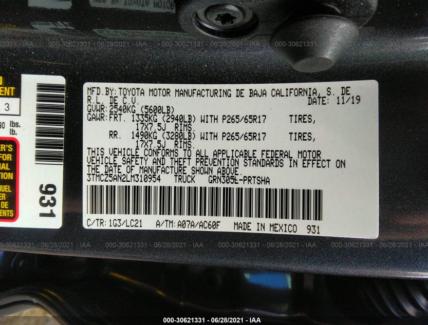 3TMCZ5AN2LM310954