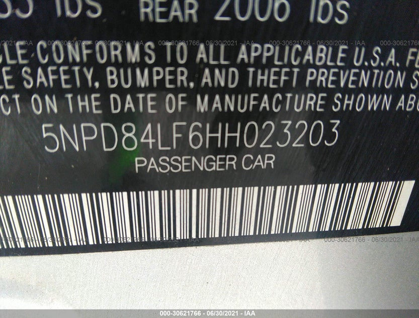 5NPD84LF6HH023203