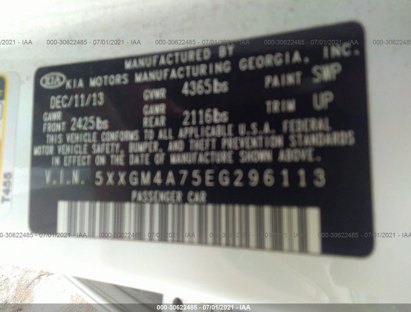 5XXGM4A75EG296113