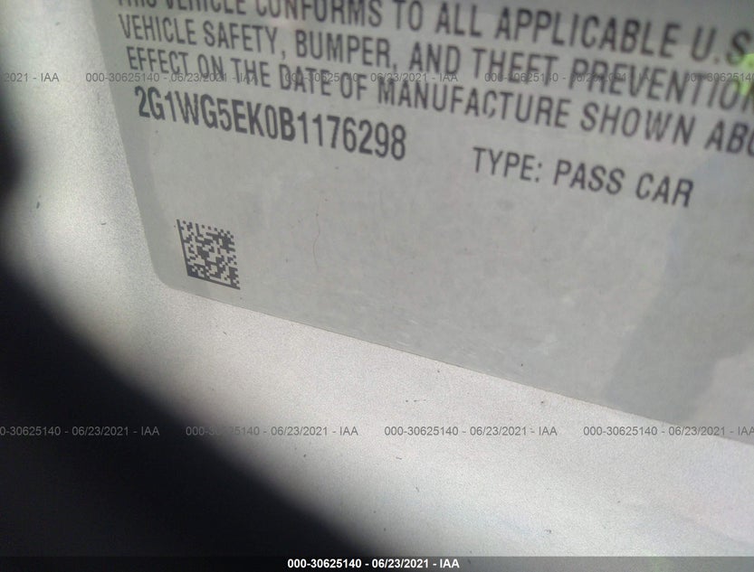 2G1WG5EK0B1176298