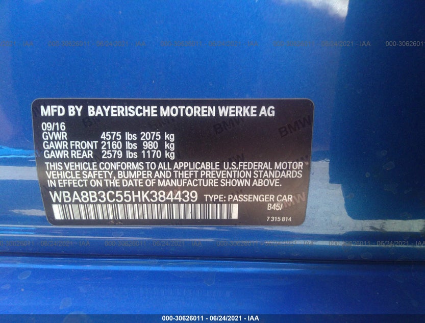 WBA8B3C55HK384439