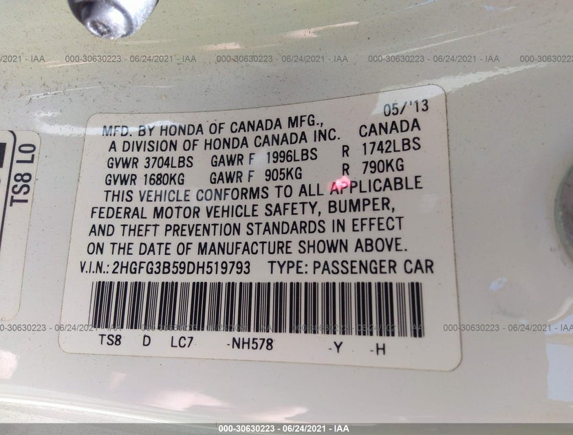 2HGFG3B59DH519793