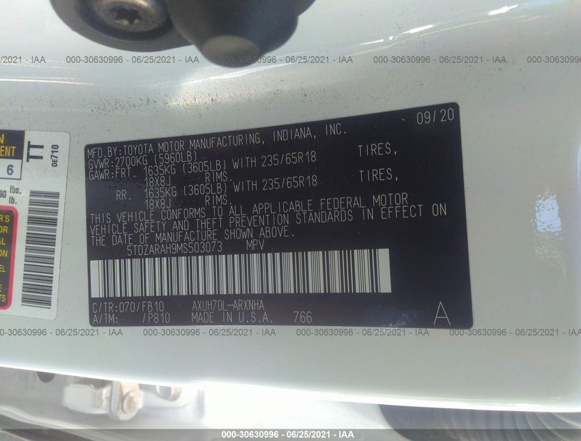 5TDZARAH9MS503073