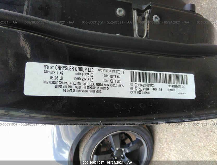 2C3CDXHG5DH647673