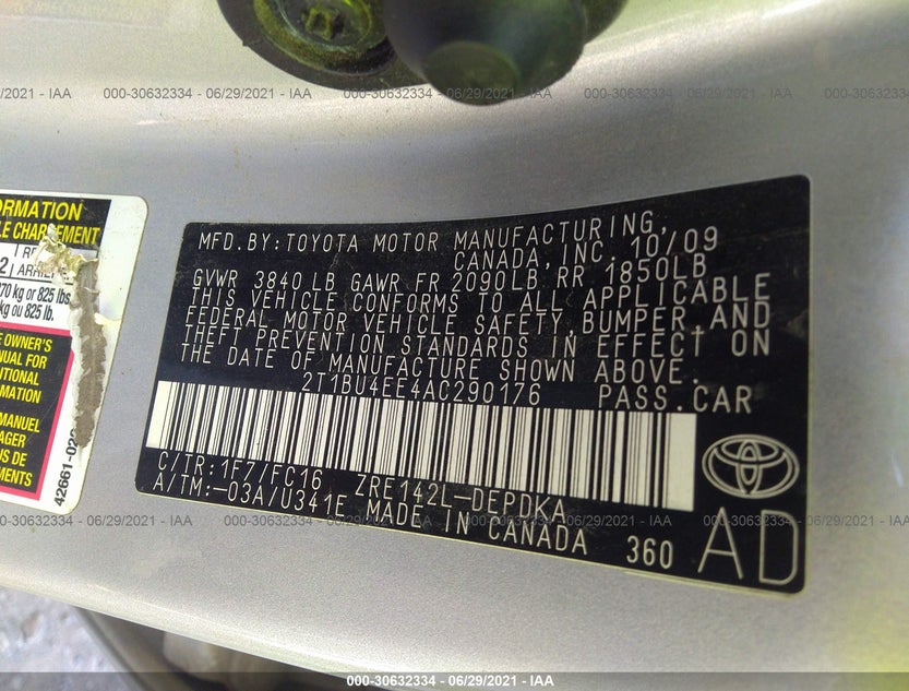 2T1BU4EE4AC290176