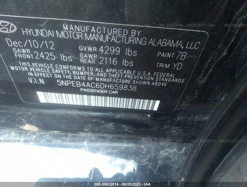 5NPEB4AC6DH659838