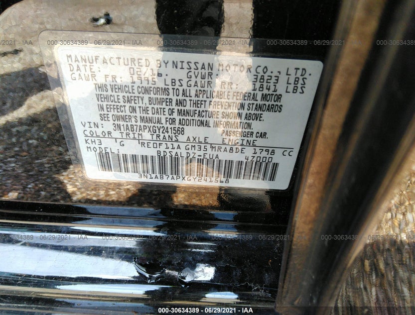 3N1AB7APXGY241568
