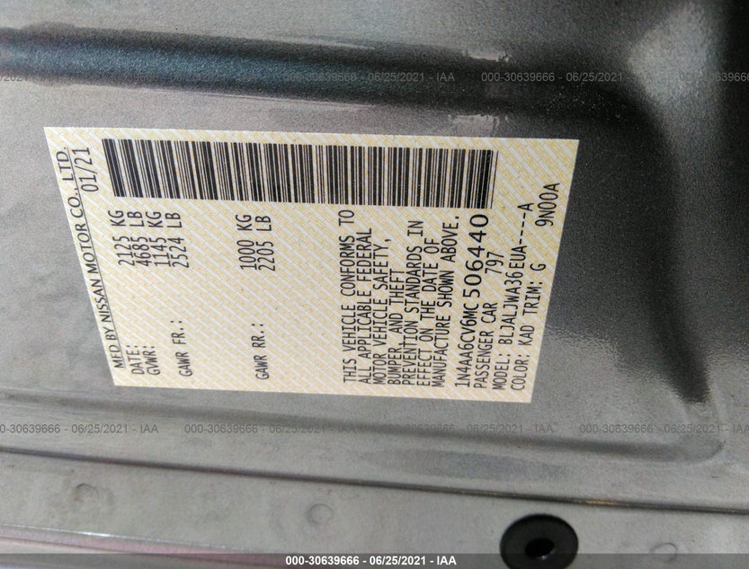 1N4AA6CV6MC506440