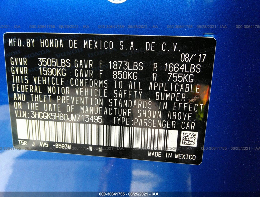 3HGGK5H80JM713495