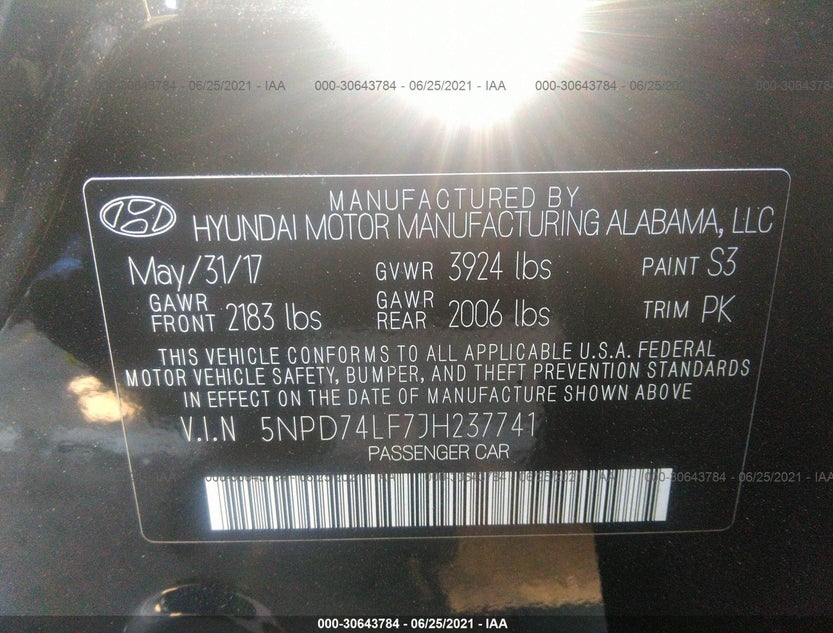 5NPD74LF7JH237741