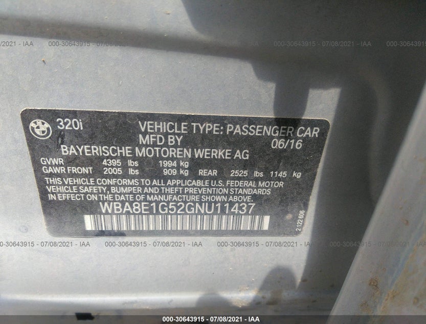 WBA8E1G52GNU11437