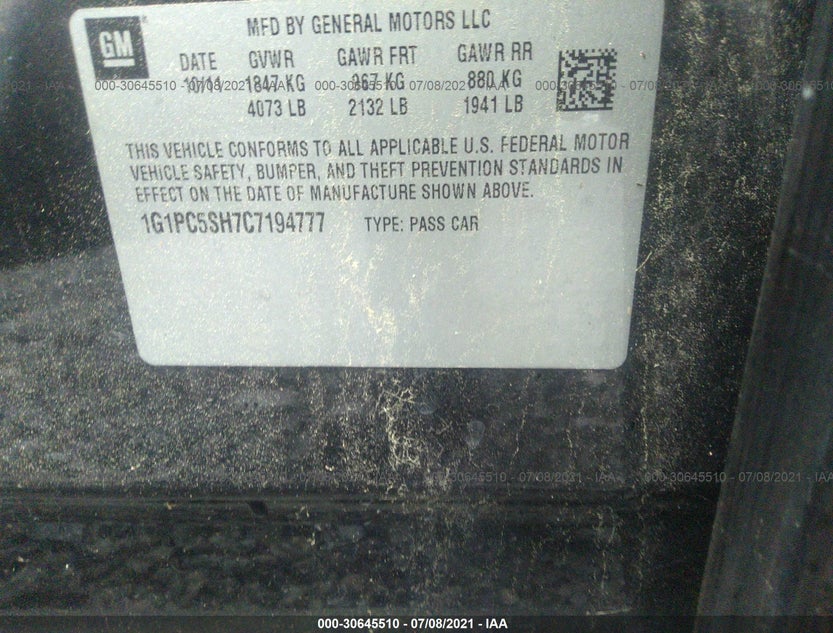 1G1PC5SH7C7194777