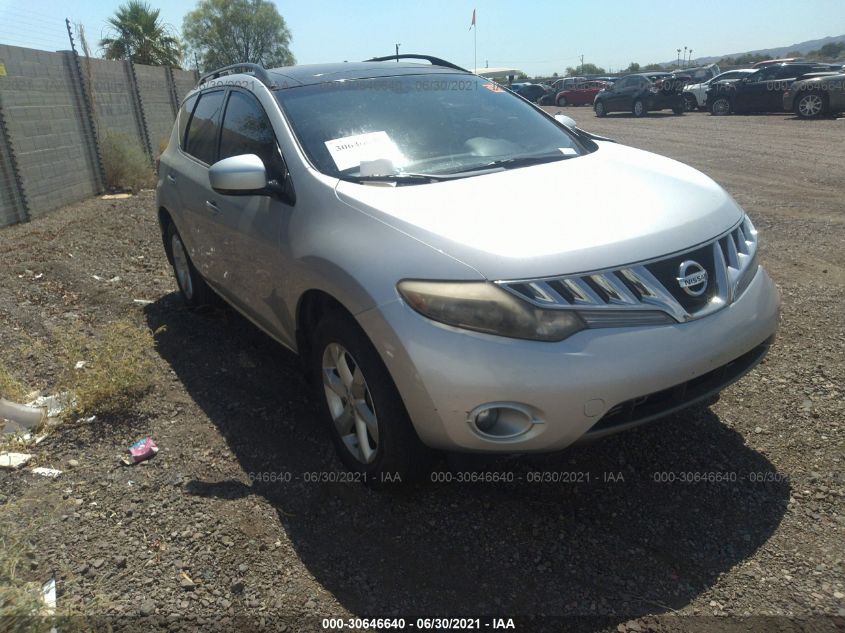 2009 Nissan Murano Sl VIN: JN8AZ18U49W008155 Lot: 30646640