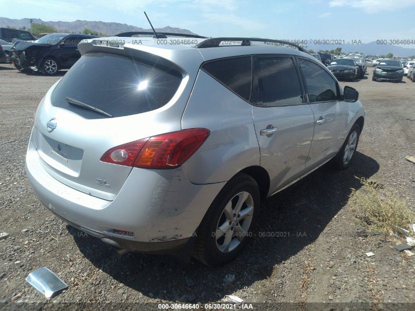 2009 Nissan Murano Sl VIN: JN8AZ18U49W008155 Lot: 30646640