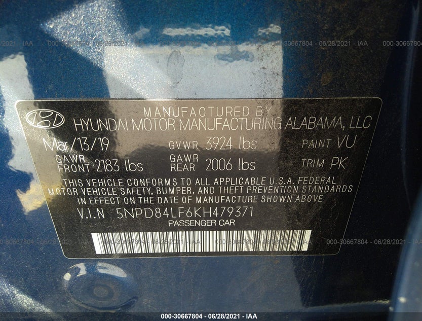 5NPD84LF6KH479371