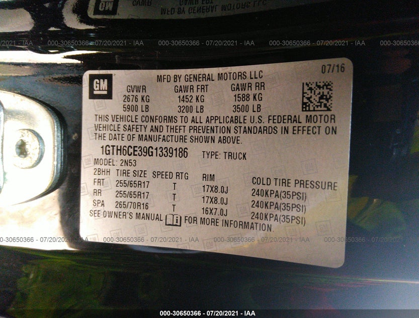 1GTH6CE39G1339186
