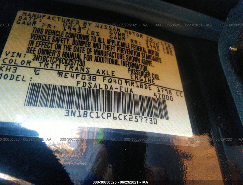 3N1BC1CP6CK257730