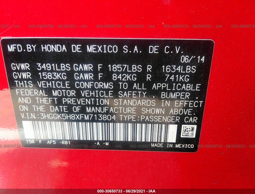 3HGGK5H8XFM713804
