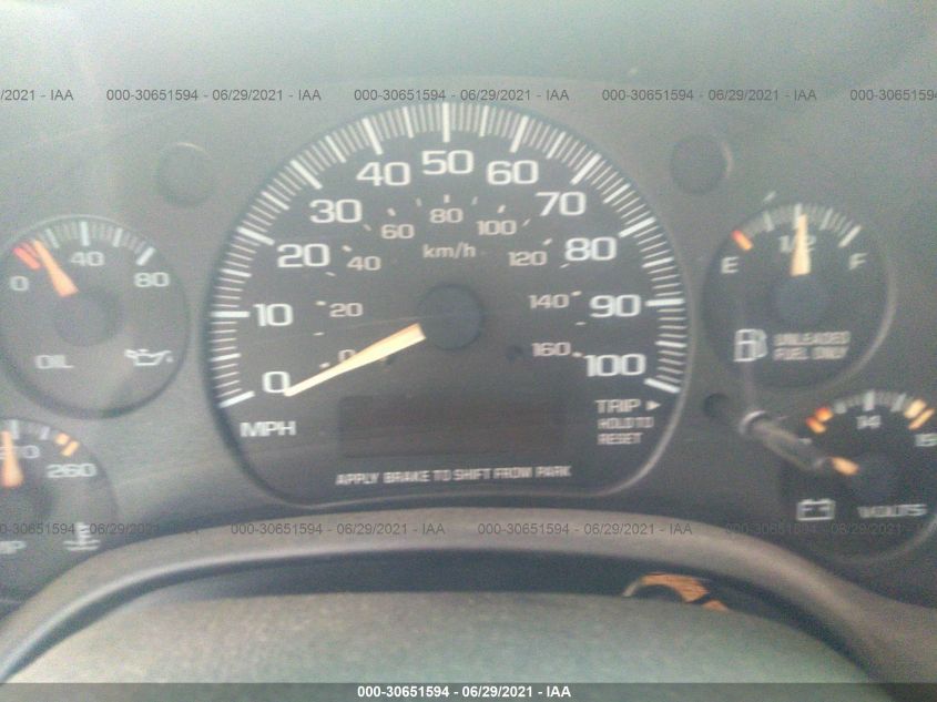 2002 Chevrolet Express Van VIN: 1GBFG15M921170432 Lot: 30651594