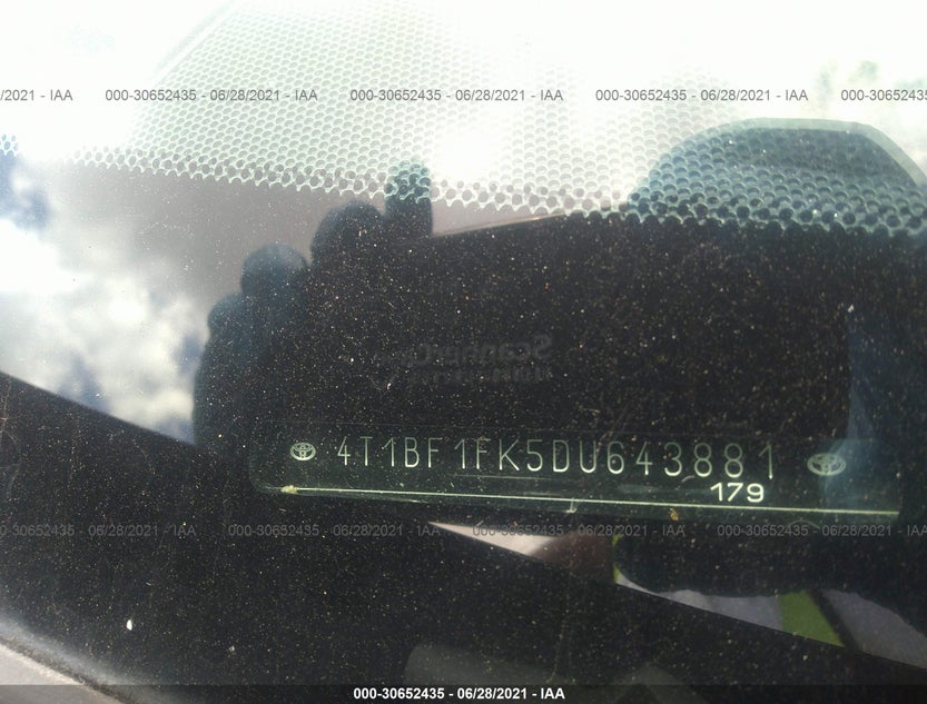 4T1BF1FK5DU643881