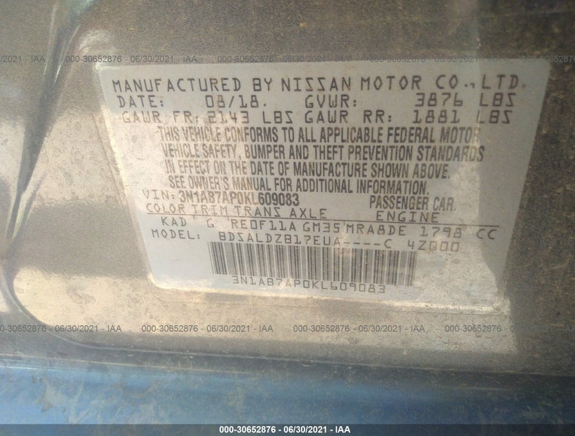 3N1AB7AP0KL609083