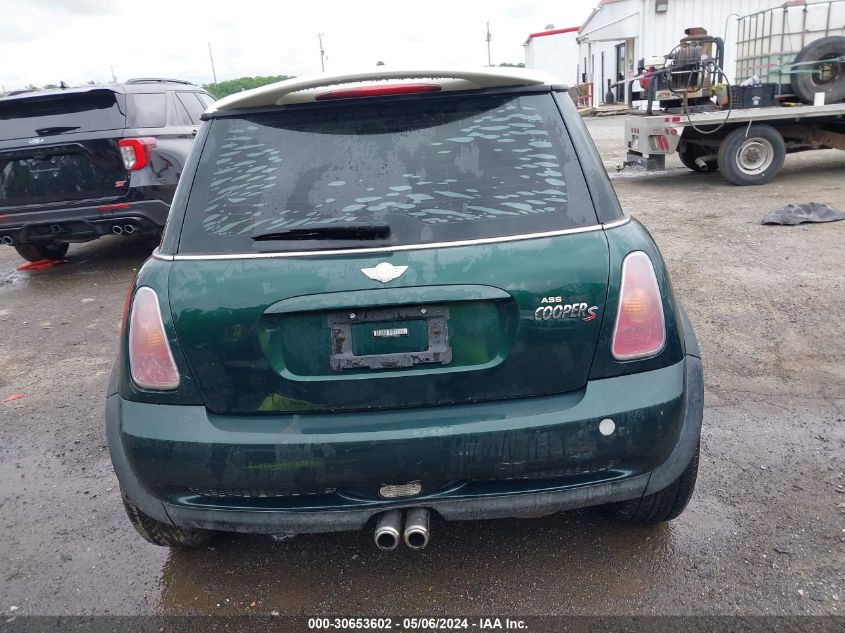 2004 Mini Cooper S VIN: WMWRE33484TD85644 Lot: 30653602