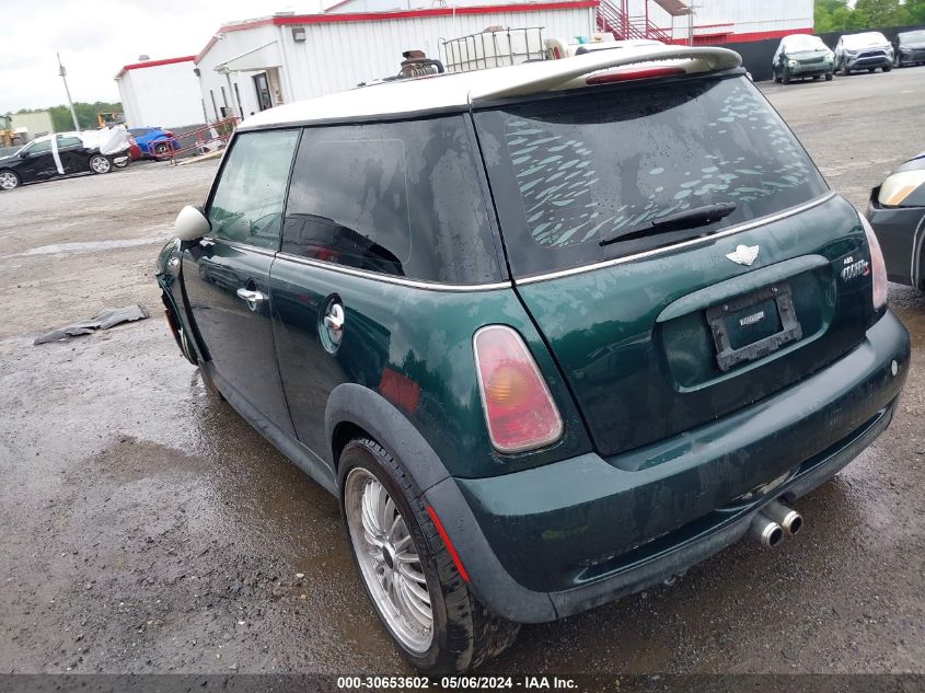 2004 Mini Cooper S VIN: WMWRE33484TD85644 Lot: 30653602