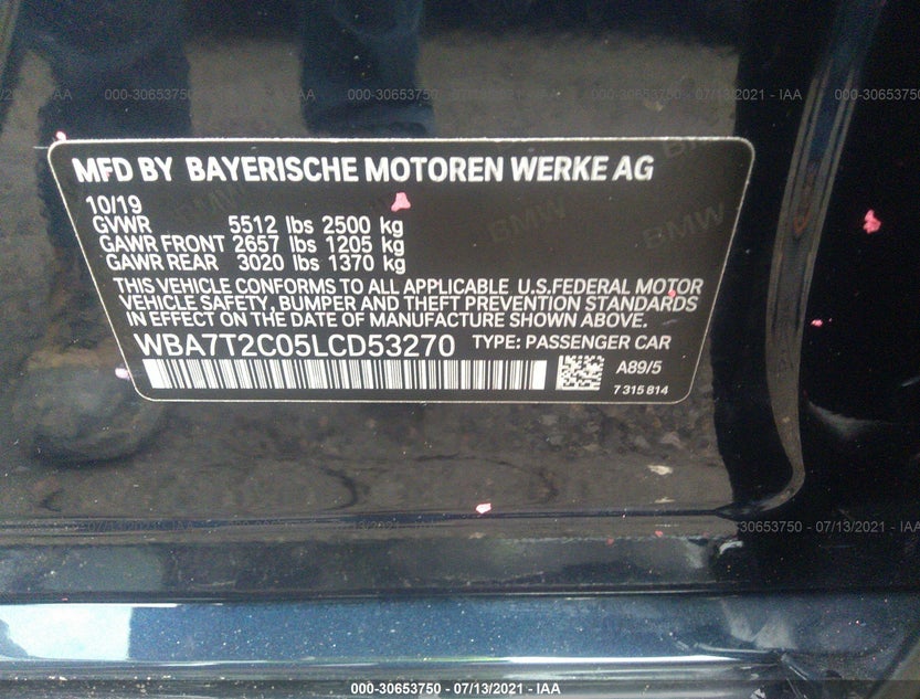 WBA7T2C05LCD53270