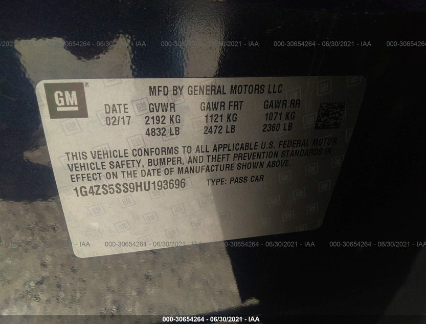 1G4ZS5SS9HU193696